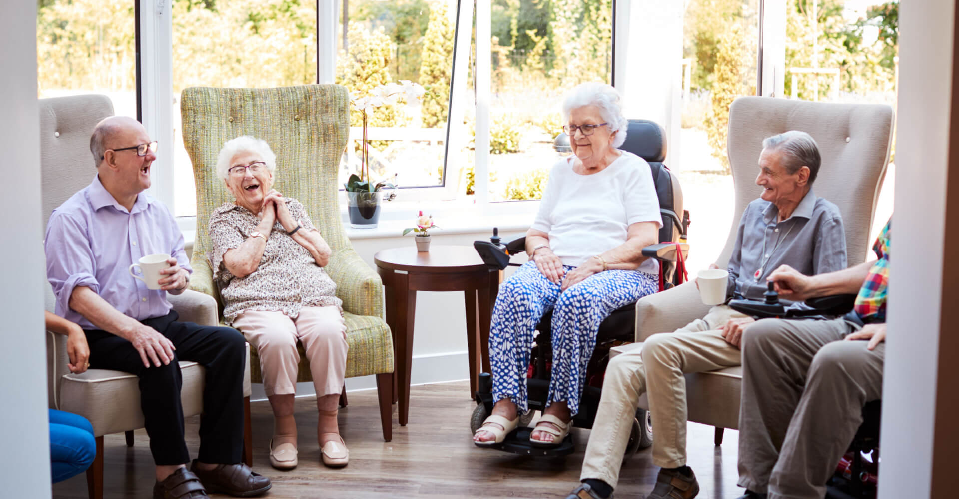 Seniors enjoying time together